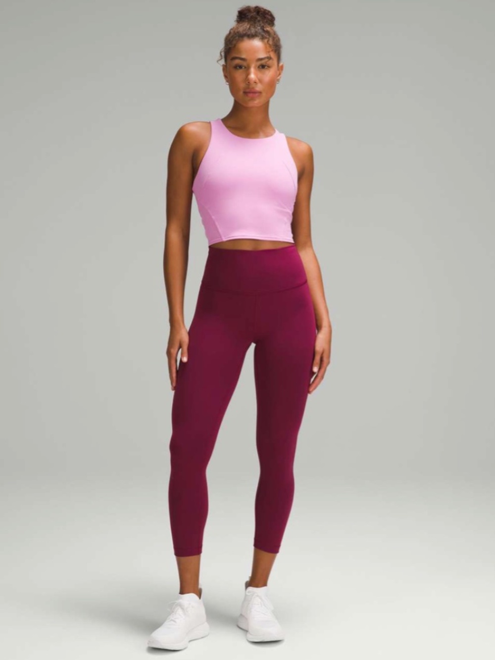 Lululemon Wunder Train High-Rise Crop 23" Deep Luxe